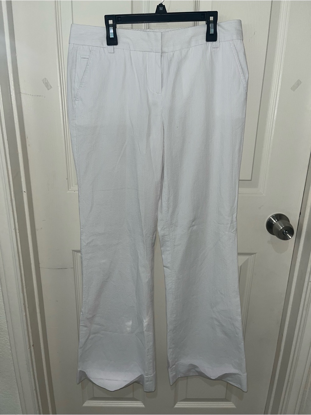 J. Crew women’s White Chino-Style Pants